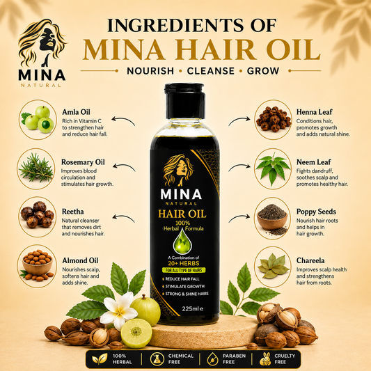 Mina Natural Hair Oil