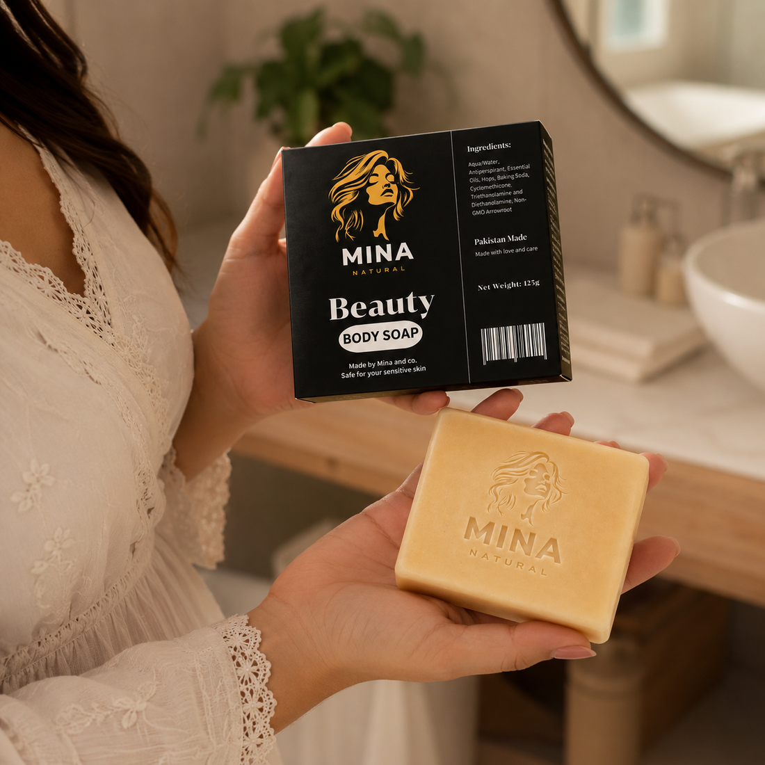 Mina Natural Beauty Body Soap